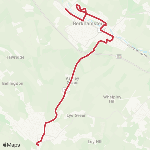 Red Eagle Ridgeway - Broadway map