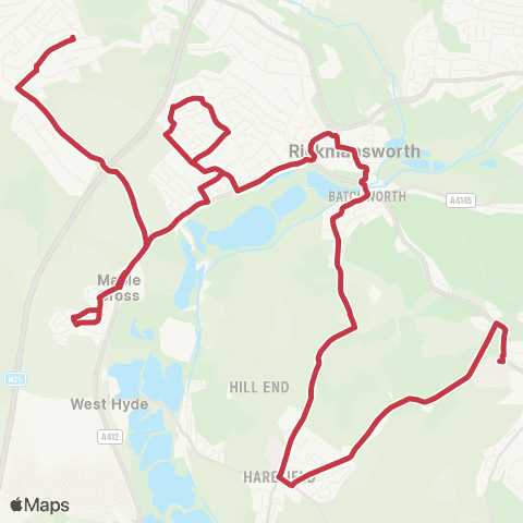 Red Eagle Library - High Street map