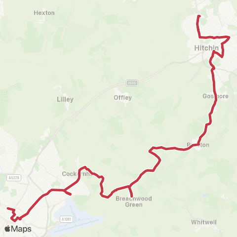 Red Eagle Luton Sta Interchange - St Mary's Square map