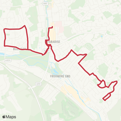 Red Eagle Marlowes - Marlowes map