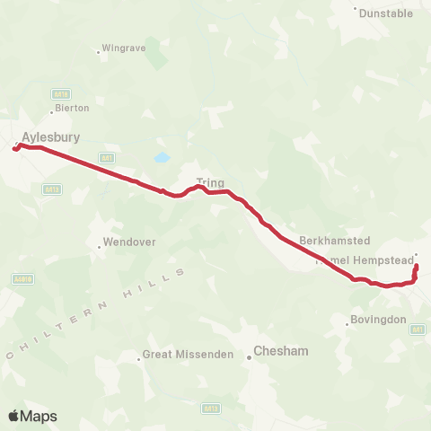 Red Eagle Aylesbury Bus Station - Combe Street map
