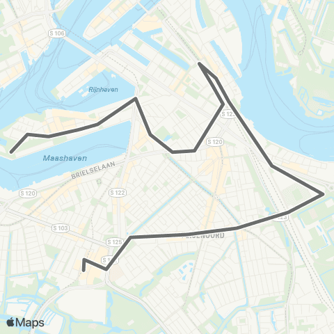 RET ss Rotterdam - Zuidplein map