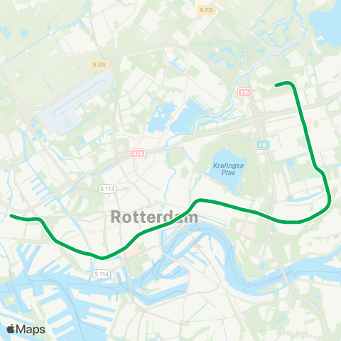 RET lijn map