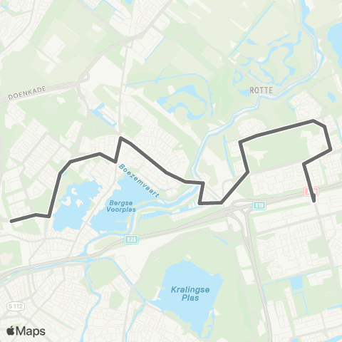 RET Melanchthonweg Metro - Station Alexander map