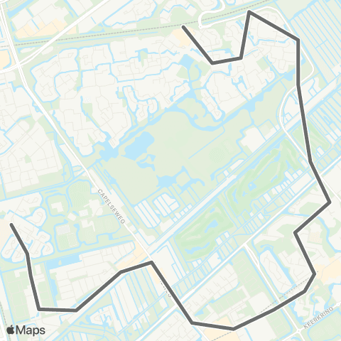 RET Capelle Centrum - Schollevaar map