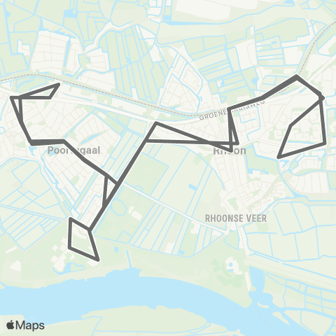 RET Buurtbus Antes map