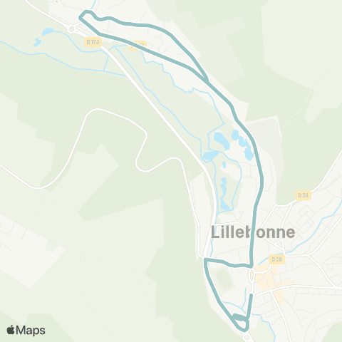 Rezo'Bus Lillebonne Médiathèque - À l'eau map