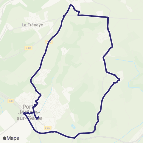 Rezo'Bus Notre-Dame-de-Gravenchon - Triquerville - Touffreville-la-Câble - Auberville-la-Campagne map