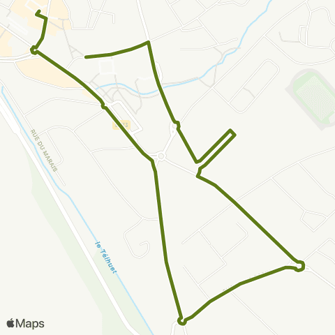 Rezo'Bus Port-Jérôme-s/-Seine Hôtel de ville - ZAC Gde Campagne map