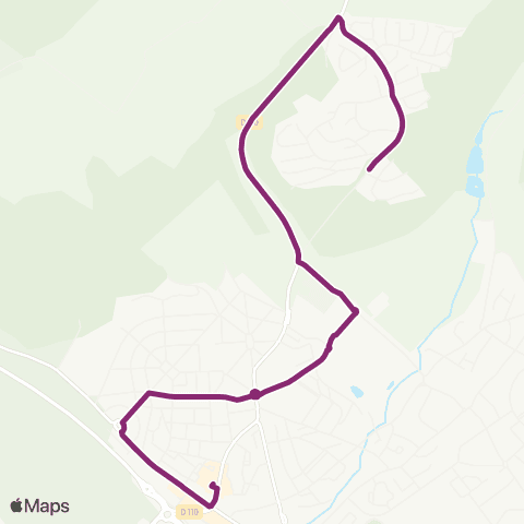 Rezo'Bus Nd Gravenchon Hôtel de Ville <> les Cèdres map