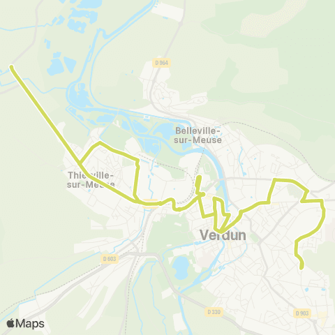 Rezo Saint Exupéry - Barrès / Désandrouins map