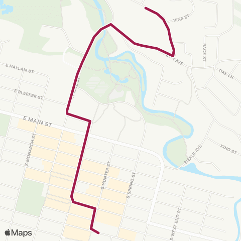 RFTA Galena Street map