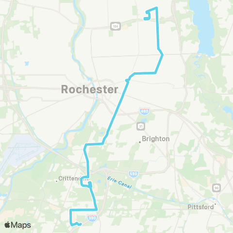RTS Culver / Goodman Crosstown map