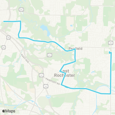 RTS Fairport / Penfield map