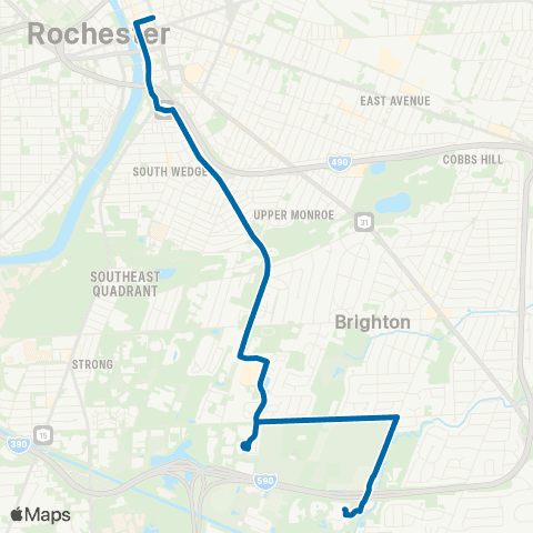 RTS South Clinton map