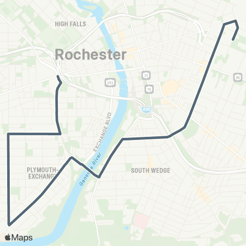 RCSD Special Mayors Heights-Plymouth / Princ map