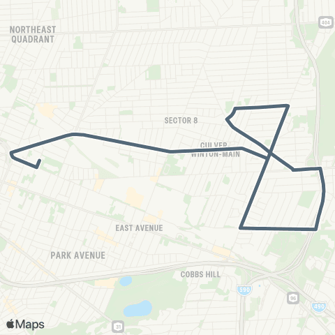 RCSD Special N Winton Village / Prince map