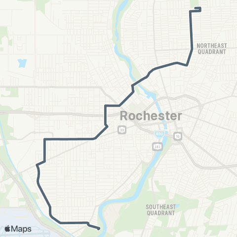 RCSD Special 19th Ward NW / Norton map