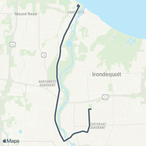 RCSD Special Maplewood-Charlotte / Norton map