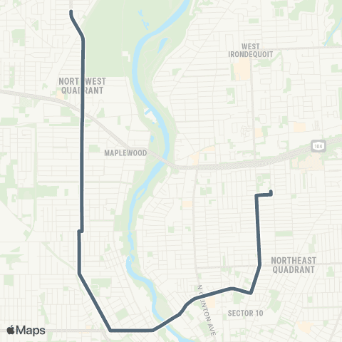 RCSD Special Maplewood-Dewey / Norton map