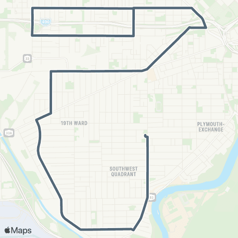 RCSD Special Dutchtown-19th Ward NW / Genese map