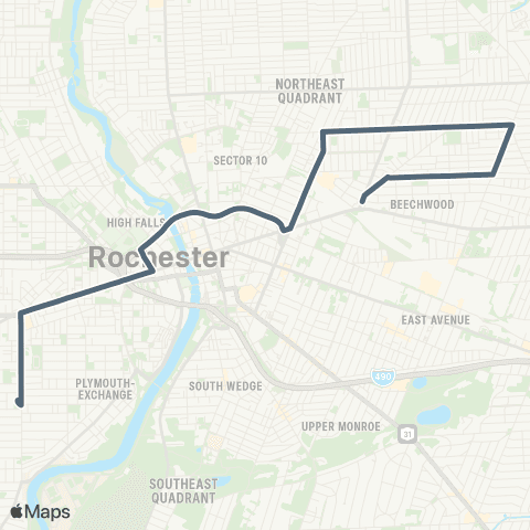 RCSD Special Winton-N Mrktvw-Bchwd / Genesee map