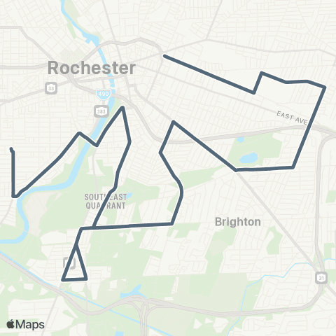 RCSD Special City SE / Genesee map