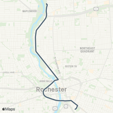 RCSD Special St Paul / Monroe map