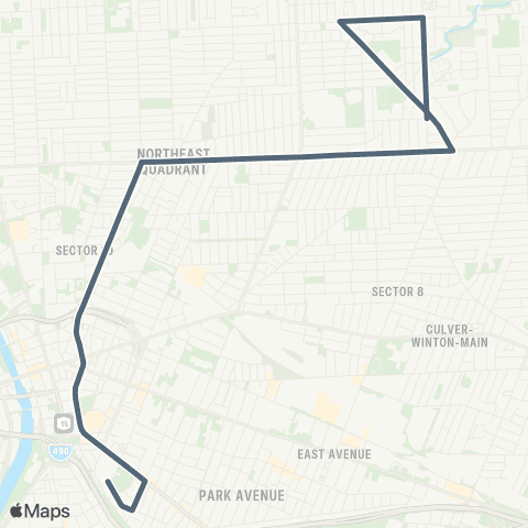 RCSD Special Northland-Lyceum / Monroe map