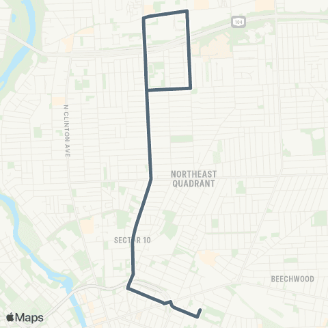 RCSD Special Hudson-Carter / Prince map