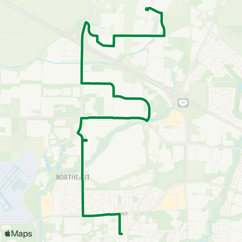 Ride Connection North Hillsboro Link map