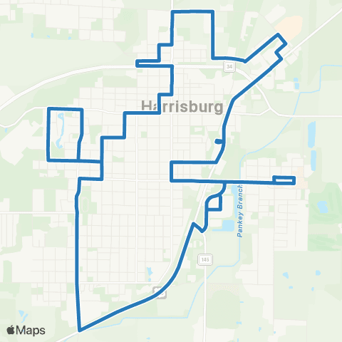 Rides MTD Bulldog map