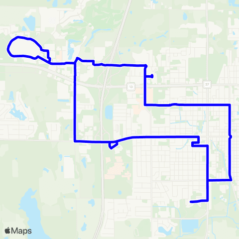 Rides MTD Wildcat map