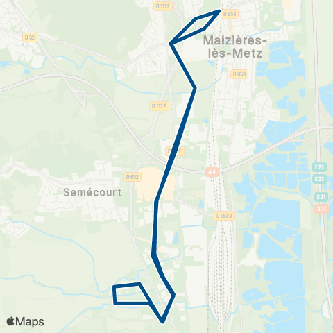 Riv'Connect Maizieres - Écoparc map