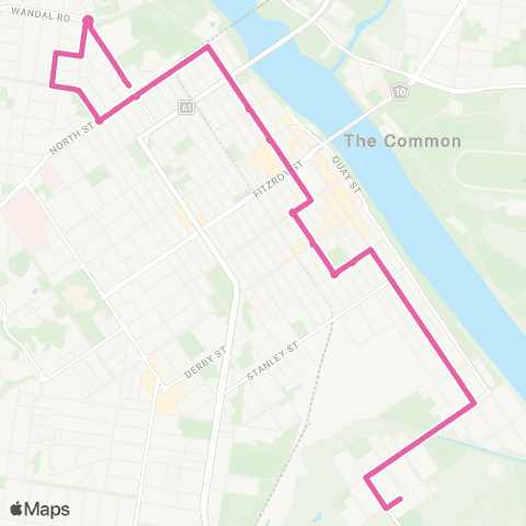 Translink Rockhampton-Yeppoon City - Depot Hill map