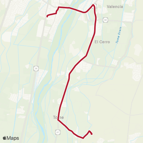 Rio Metro Las Lunas UNM Valencia Campus map