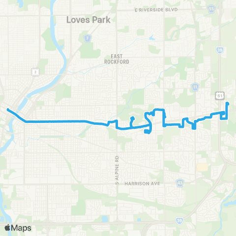 RMTD East State map
