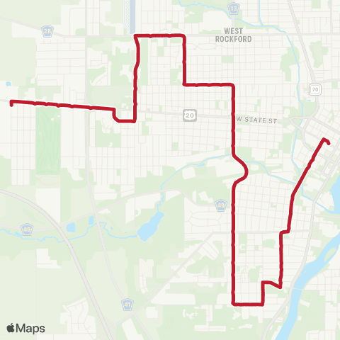 RMTD West State Clifton Night map