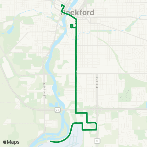 RMTD Kishwaukee & Seventh Night map