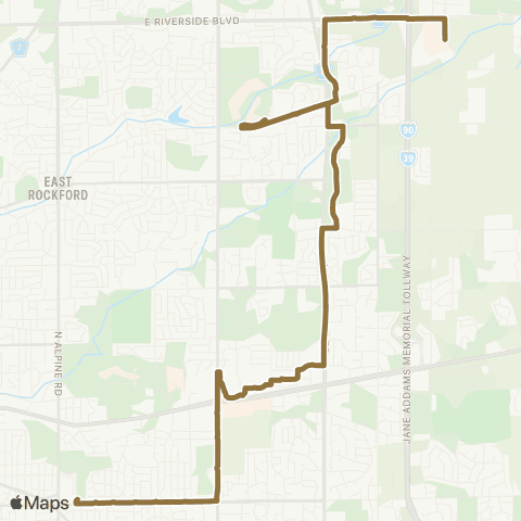 RMTD Alpine Riverside Night map