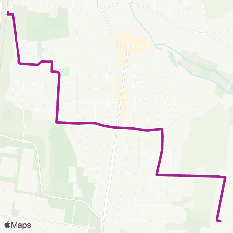 RMVB Darmstadt-Arheilgen Kornweg - Darmstadt-Arheilgen Bahnhof map