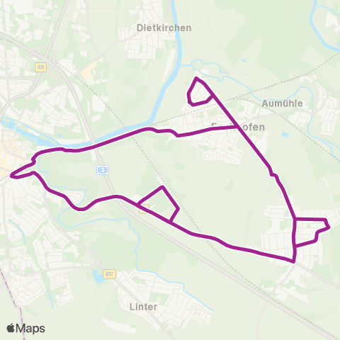 RMVB Limburg (Lahn) Zob Süd - Limburg (Lahn) Zob Süd map