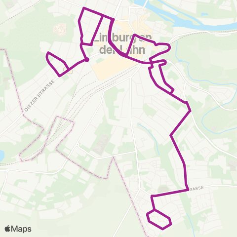 RMVB Limburg (Lahn) Zob West - Limburg (Lahn) Zob West map