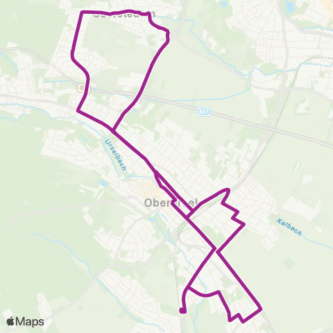 RMVB Oberursel (Taunus)-Stierstadt Bahnhof - Oberursel (Taunus)-Stierstadt Bahnhof map