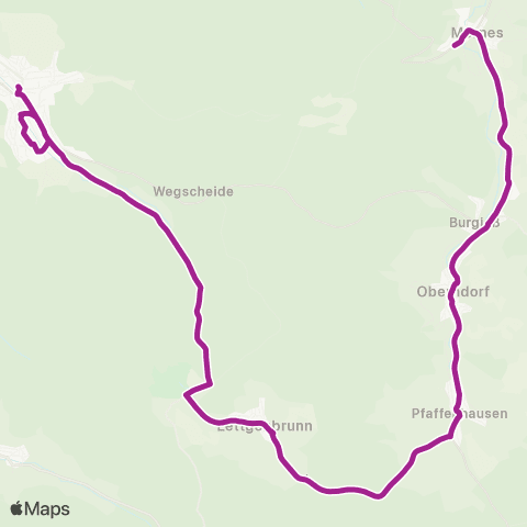 RMVB Hochheim (Main) Heinrich-Von-Brentano-Schule - Bischofsheim Friedhof map