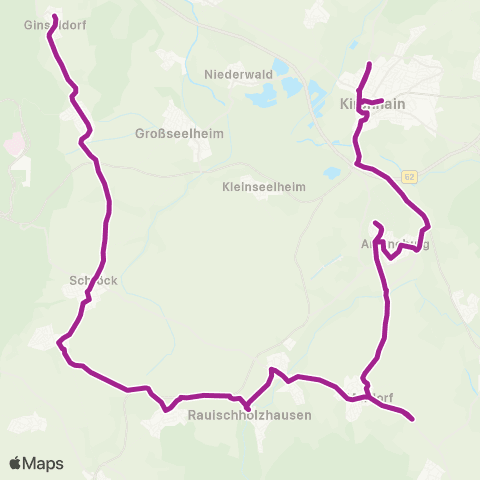 RMVB Frankfurt (Main) Oberforsthaus - Frankfurt (Main) Niederräder Landstraße map