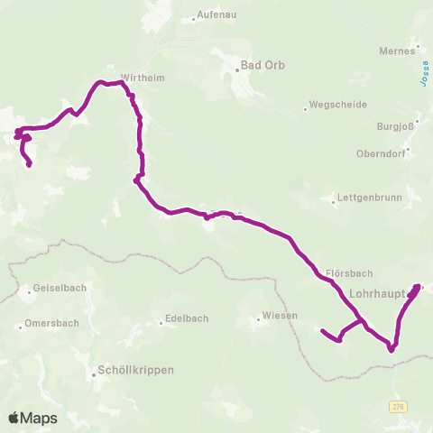 RMVB Frankfurt (Main) Ginnheim Mitte - Frankfurt (Main) Rotfeder-Ring map