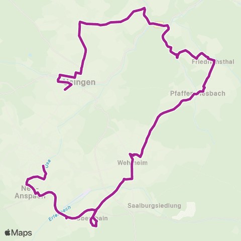 RMVB Büttelborn Stauffenbergstraße - Groß-Gerau Hallenbad map