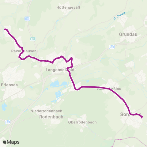 RMVB Friedrichsdorf-Köppern Linde - Bad Homburg V.D.H.-Gonzenheim Amtsgericht map