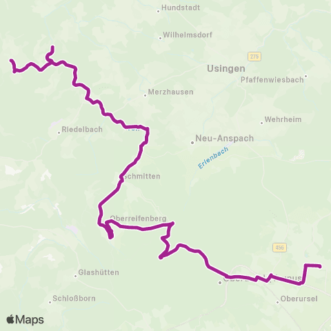 RMVB Frankfurt (Main) Industriepark Höchst Tor Ost - Frankfurt (Main) Trift- / Frauenhofstraße map